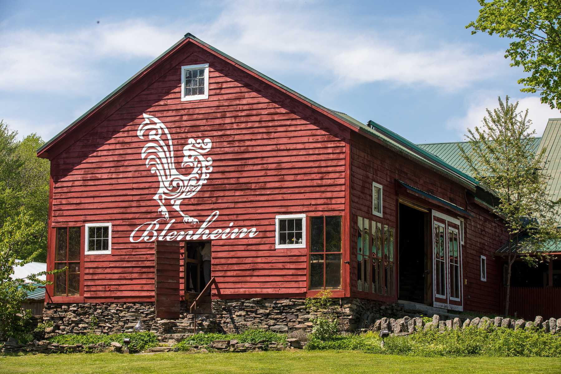 blenheim hill farm red barn