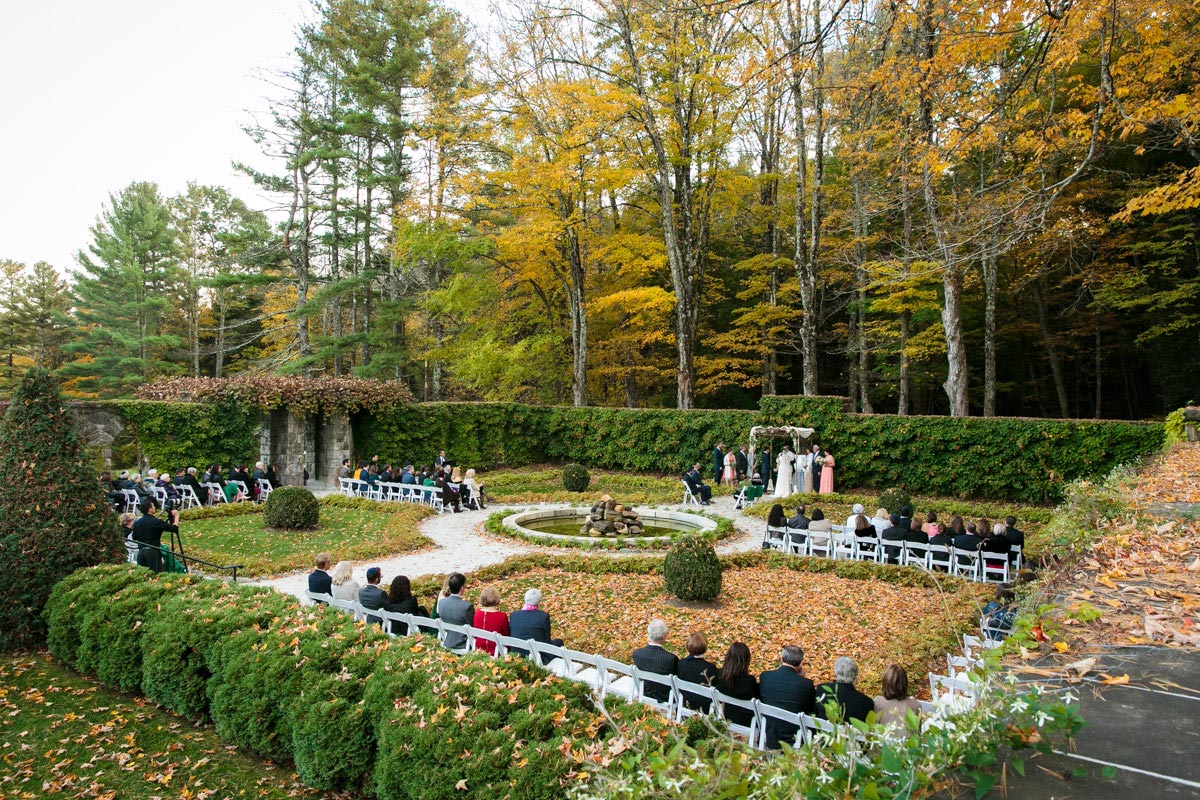 the mount wedding ceremony