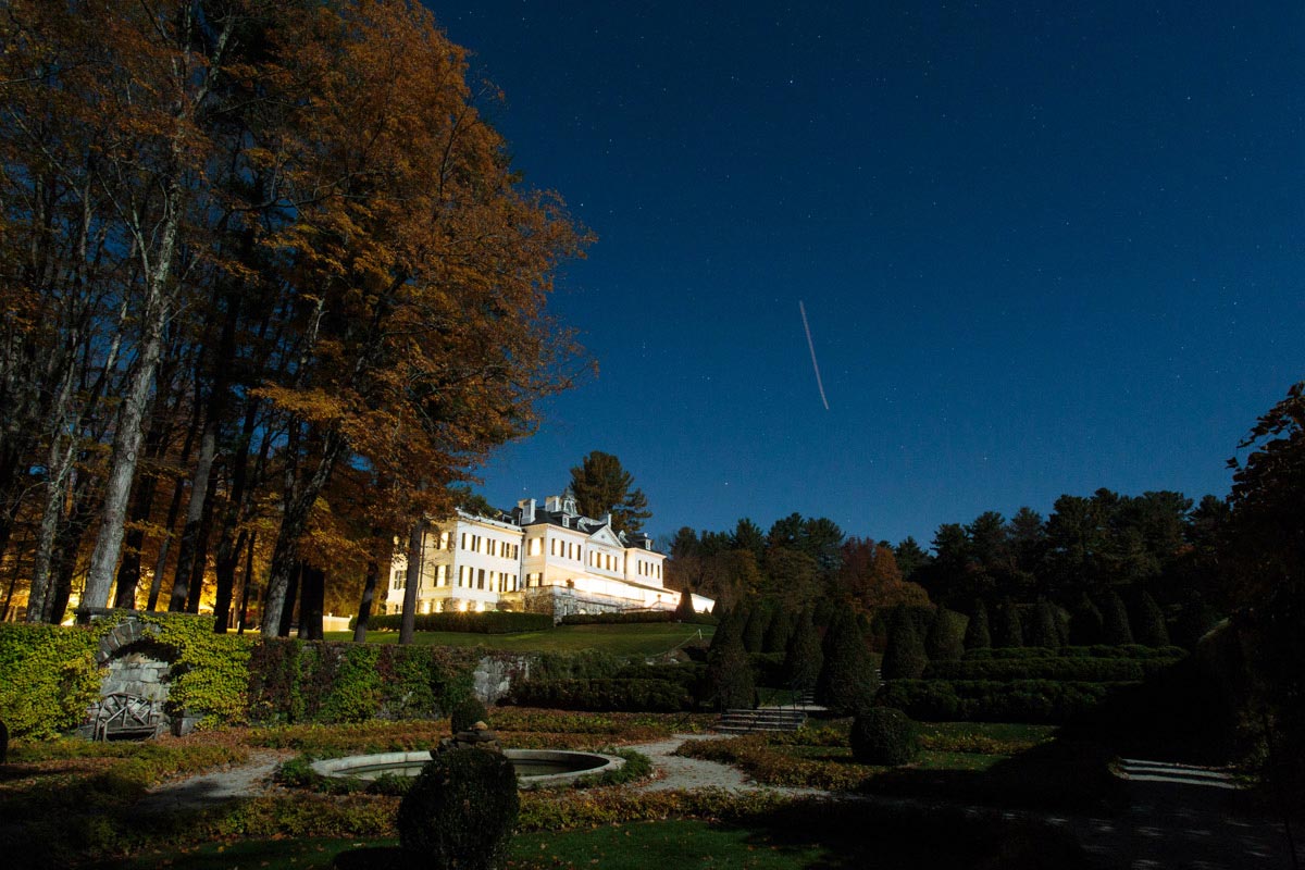 the mount at night