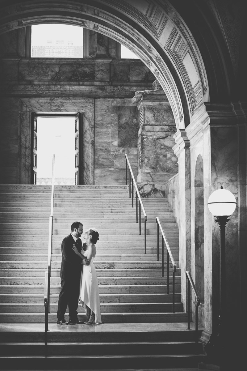 black and white wedding photographs
