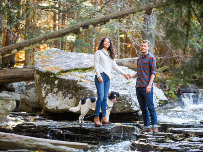 Madison & Will’s Engagement session in the Berkshires