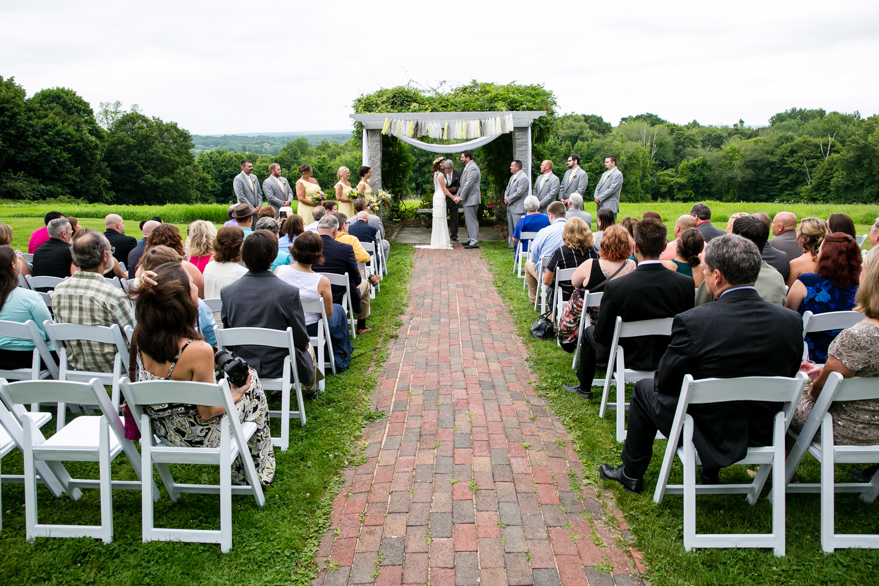 Tyrone Farm wedding ceremony