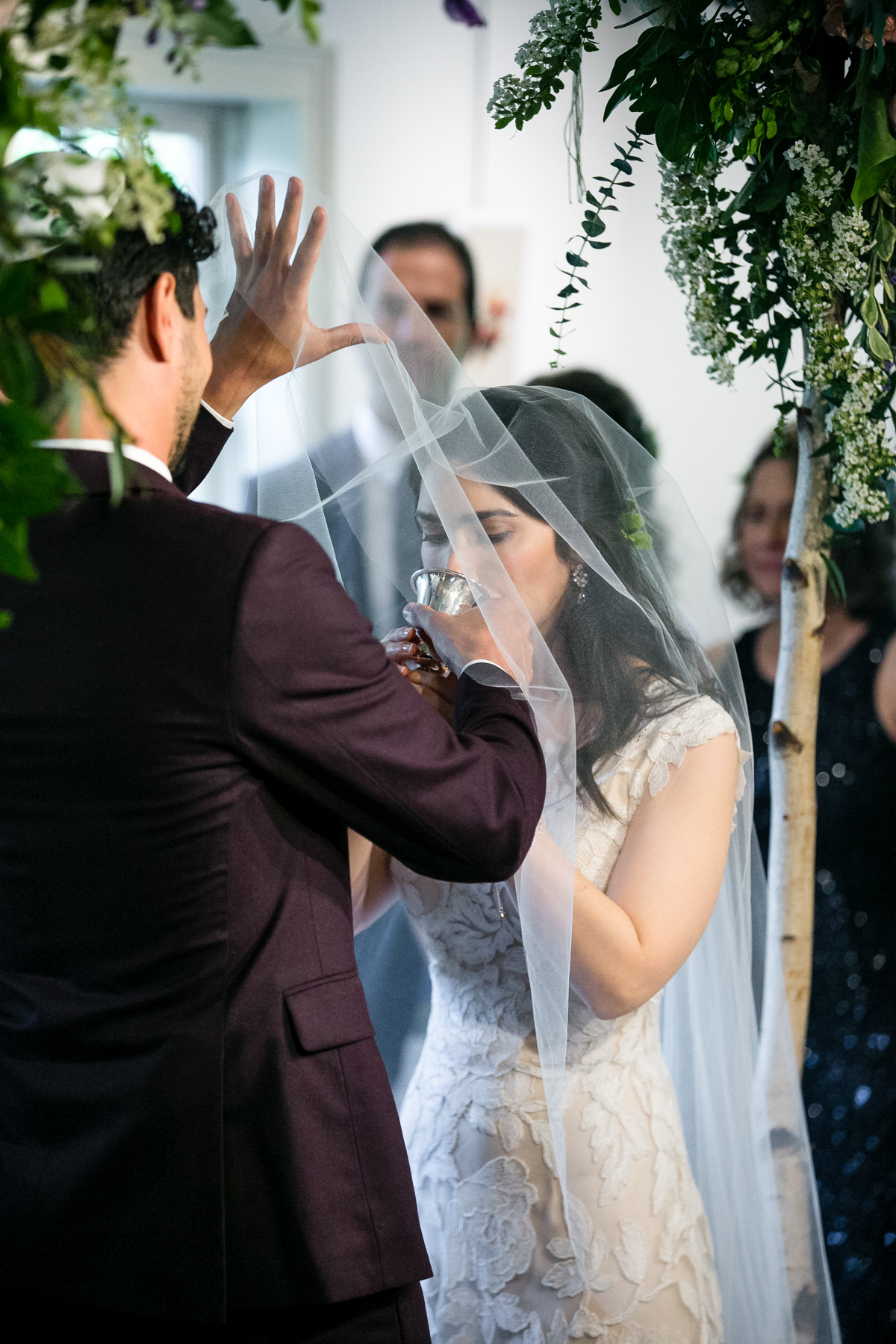 wedding ceremony at The Berkshire Botanical Garden