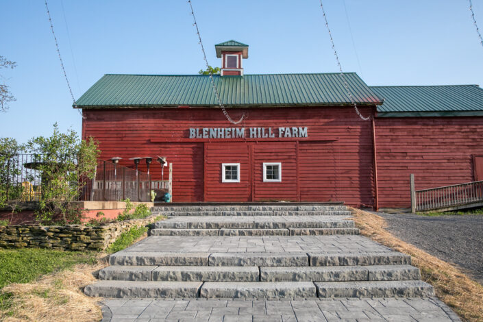 the red bar at Blenheim Hill Farm