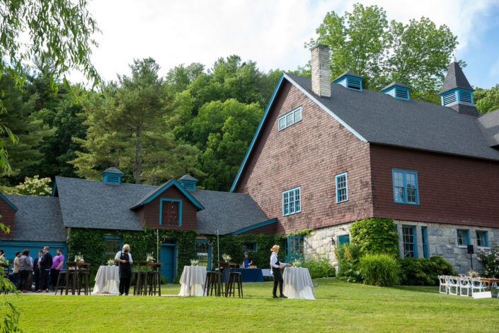 Rustic chic hay barn at Stonover Farm, perfect for weddings with up to 200 guests